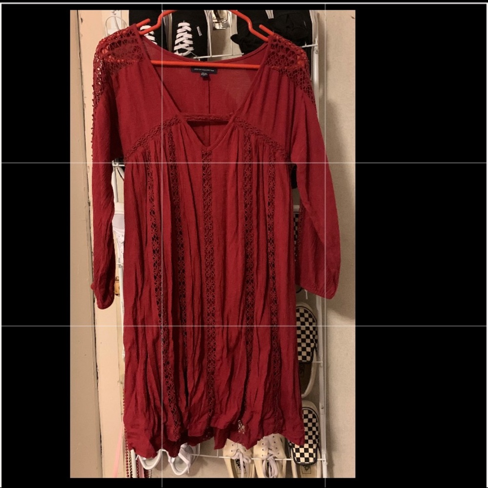 red dress